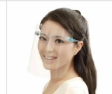 Adult Protective Face Shield with Glasses