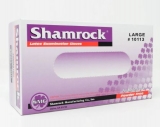 Shamrock Latex Exam Gloves, Powder-Free, Textured, Large