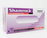 Shamrock Latex Exam Gloves, Powder-Free, Textured, Medium