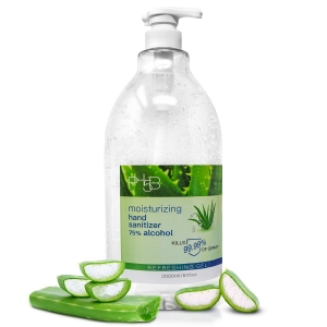 Moisturizing Aloe Hand Sanitizer 75 Percent Alcohol 67.6oz with Pump